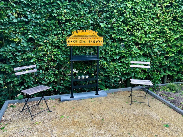 Plaque Personnalisée + compteur Roll 13 Ardoise