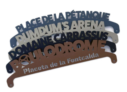 Plaque Personnalisée + compteur Roll 13 Noir