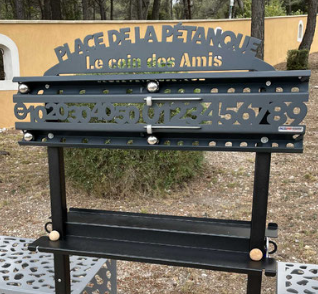 Plaque Personnalisée + compteur Roll 13 Ardoise