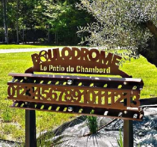 Plaque Personnalisée + compteur Roll 13 Ardoise