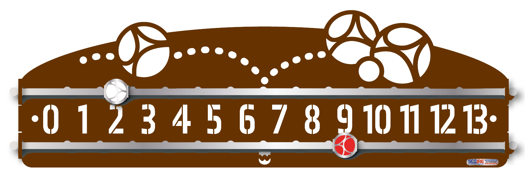 Slide Classic Silhouette Rouille