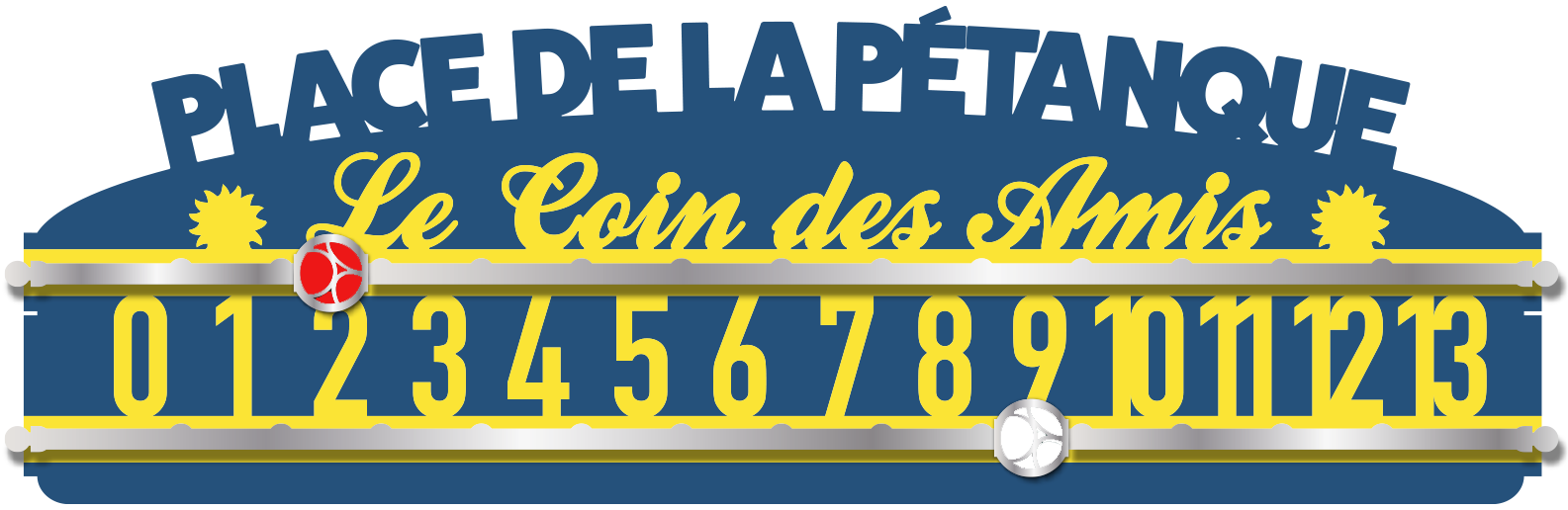 Slide Bico Place Coin Jaune Bleu