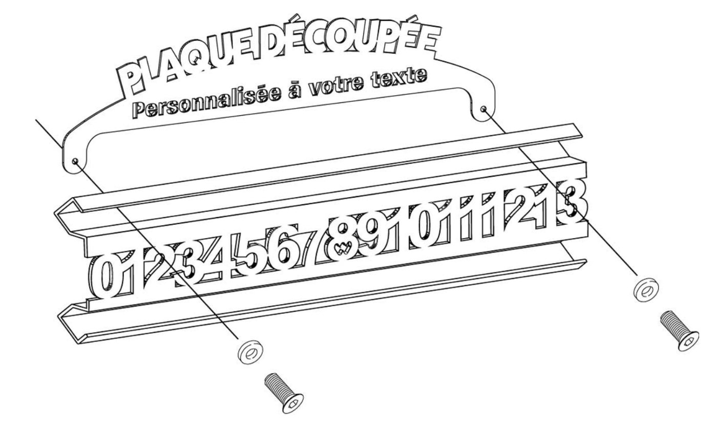 Plaque Personnalisée pour compteur de score de pétanque