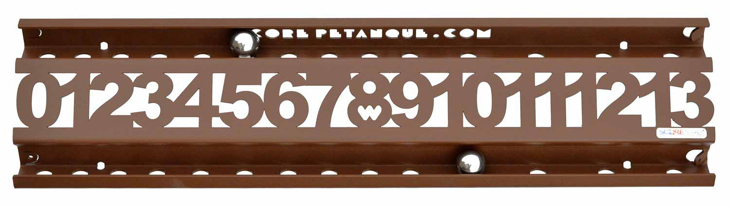 Plaque Personnalisée + compteur Roll 13 Rouille