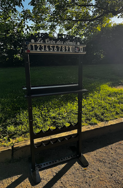Socle acier pour mobilier Pétanque