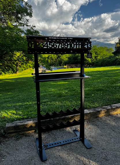 Socle acier pour mobilier Pétanque